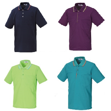 富UK-素面短袖POLO衫(紅、粉橘、中藍、橘、深灰、桃紅、丈青、深紫、淺灰、新綠、深綠、黃) 